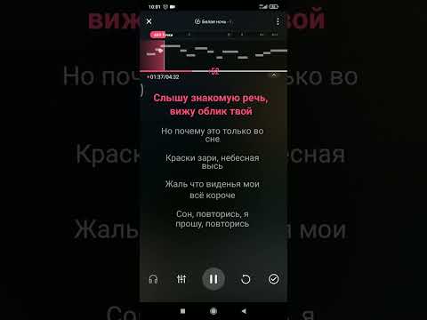 Видео: Караоке - Белая ночь (Виктор Салтыков)