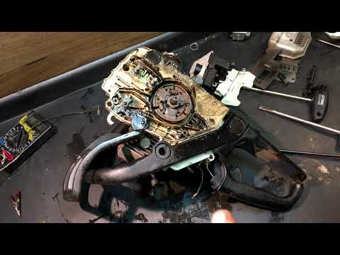 Видео: Stihl 180,с китайской ЦПГ на стенде.