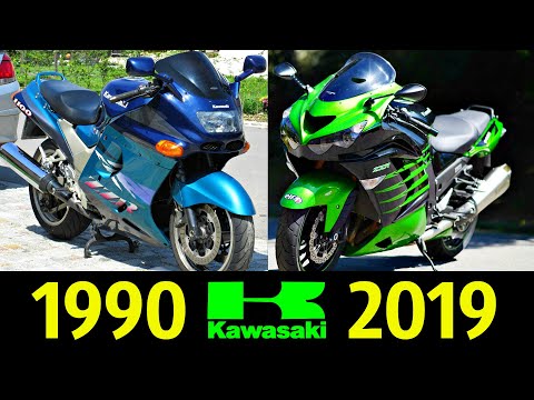 Видео: 💚 Kawasaki ZX-14R (ZZR-1400) - Все Модели ГиперБайка 💪!