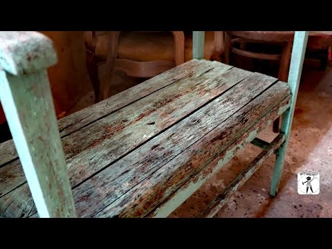 Видео: реставрация старой бабушкиной скамейки (гибка дерева паром)