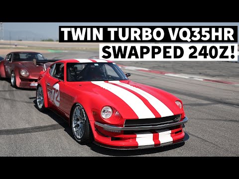 Видео: Этот Datsun 240Z 1971 года выпуска мощностью 600 л.с. и массой 2400 фунтов — САМЫЙ ДИКИЙ автомоби...