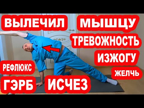 Видео: Вылечи эту мышцу и ГЭРБ не будет НИКОГДА! ТРЕВОЖНОСТЬ, Рефлюкс, Эзофагит, Изжога, ГАСТРИТ исчезнут!