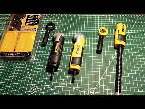 Видео: Набор угловых насадок для азиатского рынка DEWALT DWAMRASET