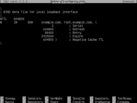 Видео: Установка и начальная настройка DNS Сервера BIND9