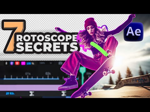 Видео: 7 секретов ротоскопирования с помощью кисти для ротоскопирования в After Effects