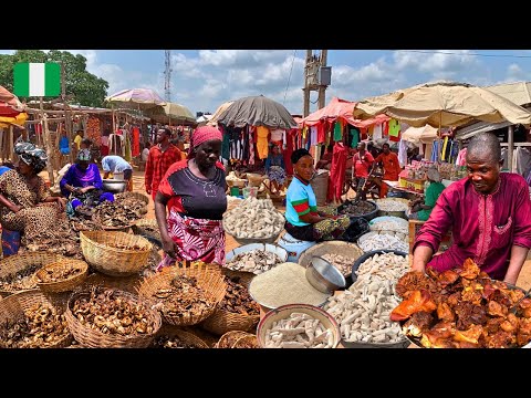 Видео: День сельского африканского рынка в Квали, Нигерия 🇳🇬 Западная Африка