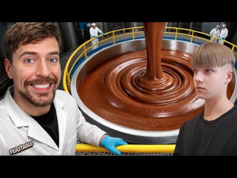 Видео: Как делают шоколад feastbles реакция на MrBest