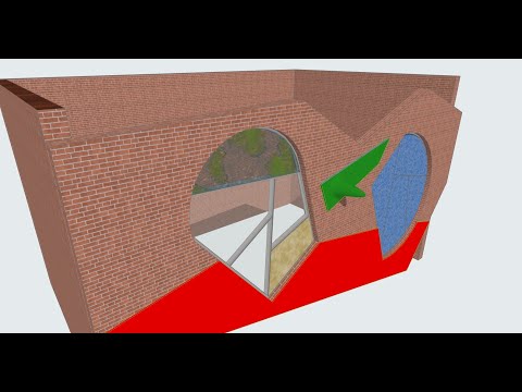 Видео: Как сделать фасад сложной формы в архикаде Произвольный фасад в archicad