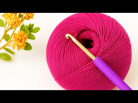 Видео: Красивый текстурированный стежок для вязания крючком – идеально подходит для любых проектов 🧶