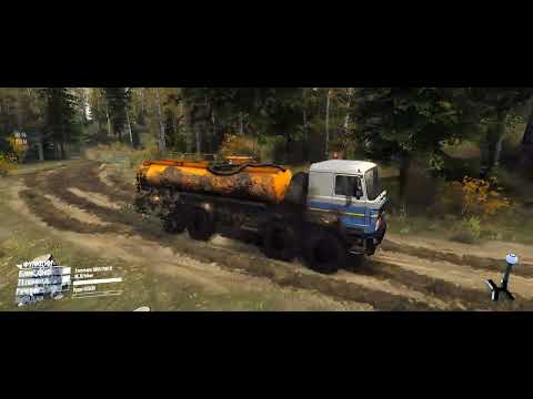 Видео: MudRunner Просто покатушки на карте "Mix-4" автор карты: Кирилл Тирский