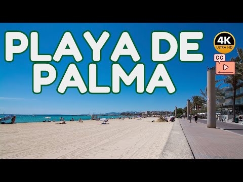 Видео: Плайя-де-Пальма, Испания 🇪🇸 Пешеходная Экскурсия 4K HDR и Iberostar Selection Playa de Palma
