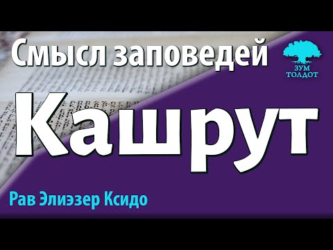 Видео: Смысл некоторых заповедей. Кашрут. Рав Элиезер Ксидо