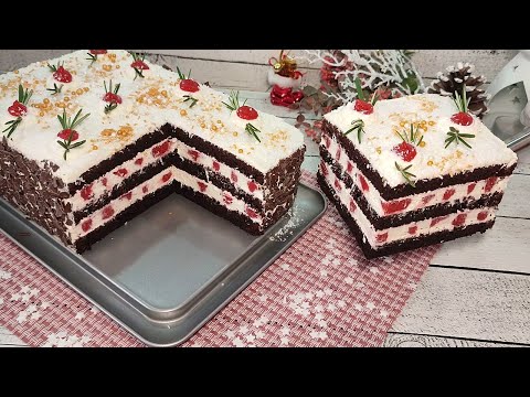 Видео: Быстрый, нереально вкусный торт МАДРИД! Клубнично-Шоколадный! Без желатина! Тает во рту!