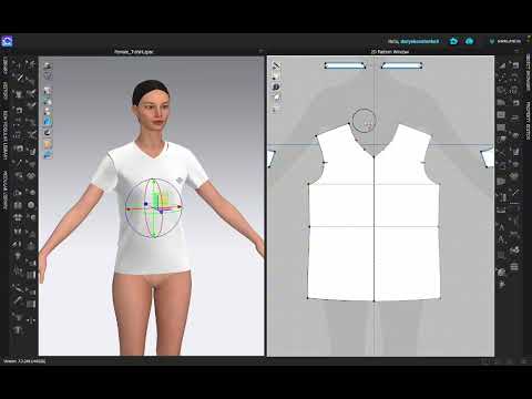 Видео: Ваша первая виртуальная примерка CLO3D: урок в рамках марафона