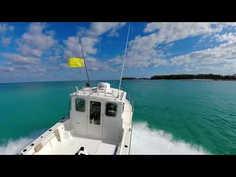Видео: Рыбалка на Багамах в одиночку и проживание на борту небольшого плавучего дома Crooked Pilot