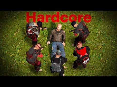 Видео: Я провел целый вайп в Hardcore Rust..