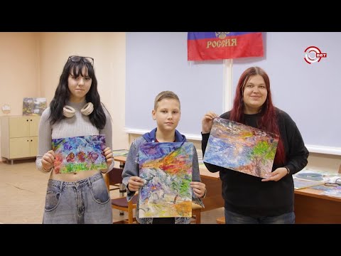 Видео: Мастер класс по энкаустике в Молодежном центре