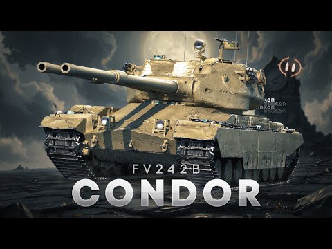 Видео: FV242B Condor - Продолжение этого прекрасного танка