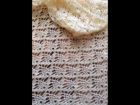 Видео: МК номер 43.Узор для шали крючком