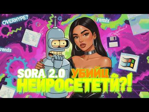 Видео: SORA  2– ЛУЧШАЯ НЕЙРОСЕТЬ 2025 года?! Обзор функций! SORA 2.0 делает VEO 3 бесполезным?!!!