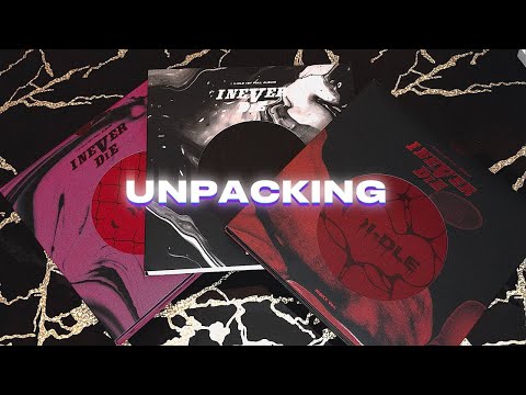 Видео: 🖤 Распаковка альбома (G)I-dle "I never die" / Unpacking the album (G)I-die "I never die" 🖤