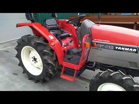 Видео: Минитрактор "YANMAR" AF-26 26л.с, б/фрезы