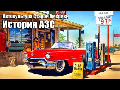Видео: История автозаправочных станций в США. Автокультура Старой Америки.