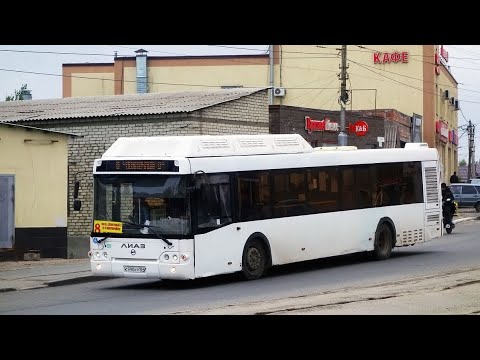 Видео: ЛиАЗ-5292.67 (CNG) с990кр164 Маршрут №9А город Саратов 