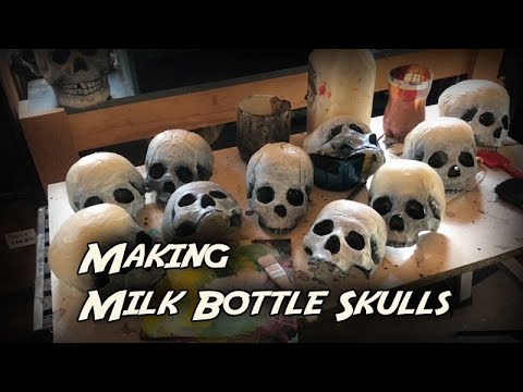 Видео: Off The Grid Makes 73 — Как сделать черепа из бутылок молока