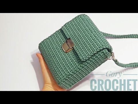 Видео: كروشيه شنطه كروس سهله للمبتدئين/Crochet bag/Bolso de crochet/Вязаная сумка/tığ işi çanta/Bolsa