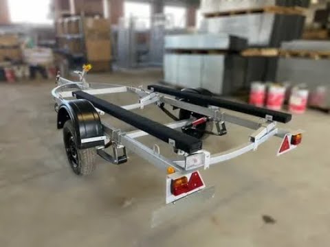 Видео: Прицеп для лодки "Спартак"