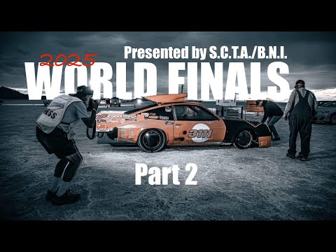 Видео: Финал чемпионата мира по скоростным гонкам на солончаках Bonneville Salt Flats Land Speed ​​Racin...