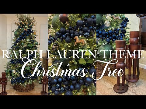 Видео: Рождественская ёлка от Ralph Lauren | Сине-зелёный конный спорт 🎄🐎