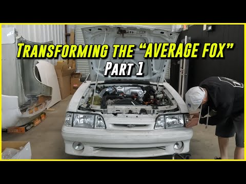 Видео: Делаем «средний Foxbody» лучше — часть 1 | Новые фары, блок, светодиоды, радиатор печки и проводка