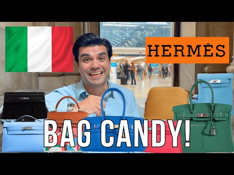 Видео: Муж-сумочка EP.130: сумка-конфетка от Hermès Milan Boutique, которую мы увидели и возжелали #муж-...