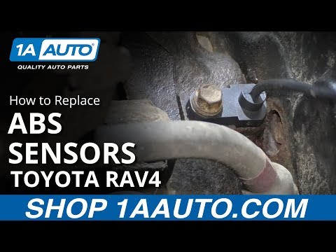 Видео: Как заменить датчик скорости колеса ABS на Toyota RAV4 06-12