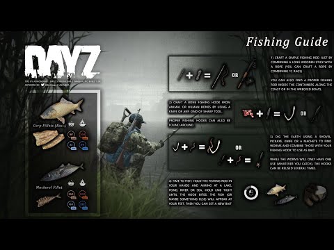 Видео: КРАФТ УДОЧКИ И РЫБАЛКА DayZ Standalone 1.10