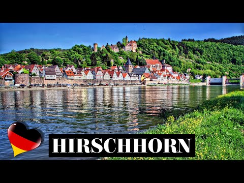 Видео: Хиршхорн!Сказочный городок в самом сердце Германии!Видео 4K