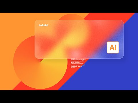 Видео: Как создать эффект размытого стекла в Adobe Illustrator