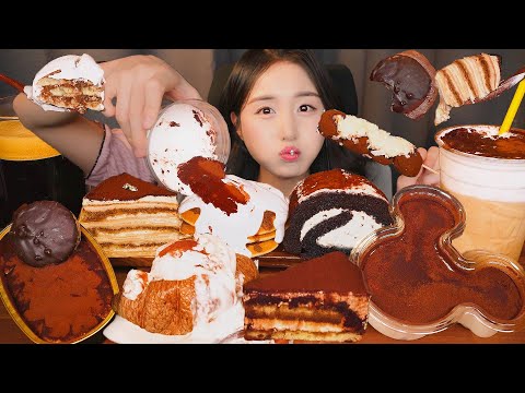 Видео: Жевательный И Влажный Десерт🍰 Торт Тирамису АSMR Мукбанг l Старбакс Dessert Cake Mukbang
