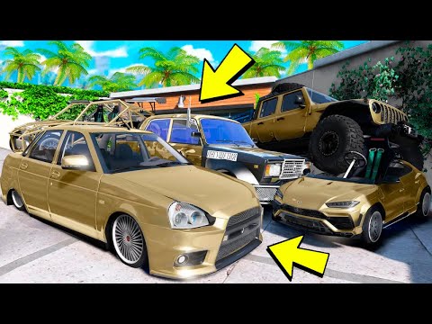 Видео: УГНАЛ КУЧУ ЗОЛОТЫХ ЧИТ ТАЧЕК И ОГРОМНЫЙ МОНСТР ТРАК У МАЖОРА ЗА 180 СЕКУНД! БИТВА ВОРОВ В ГТА 5!