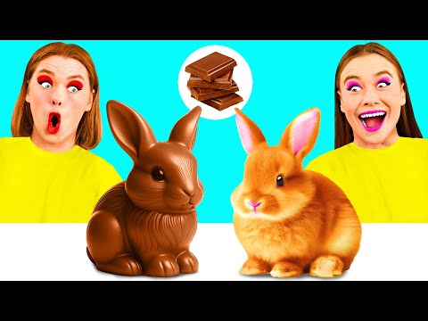 Видео: Челлендж. Шоколадная Еда vs Настоящая еда | Кухонные Лайфхаки и Хитрости от BaRaDa Best