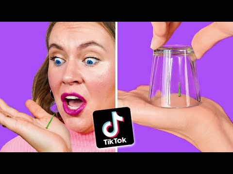 Видео: Я Попробовала САМЫЕ ВИРУСНЫЕ ТИК ТОК ЛАЙФХАКИ ! *было больно*