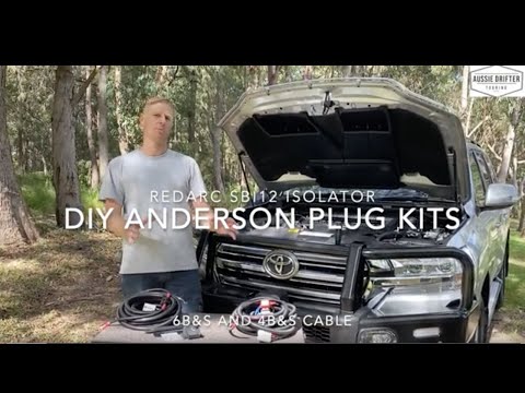 Видео: Комплект для самостоятельной сборки Anderson Plug Kit - Изолятор Redarc SBI12 - Зарядка для кемпе...