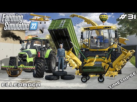 Видео: УБОРКА 1,18 ГА КУКУРУЗНОГО СИЛОСА с @kedex | Ellerbach | Farming Simulator 22 | Эпизод 31