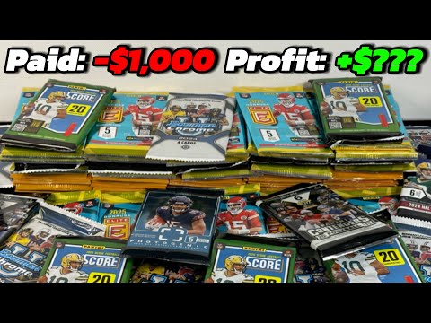 Видео: Я потратил 1000 долларов на карточки Hobby Sports и заработал _____ долларов