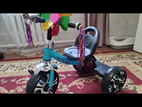 Видео: как собрать трёхколёсный велосипед