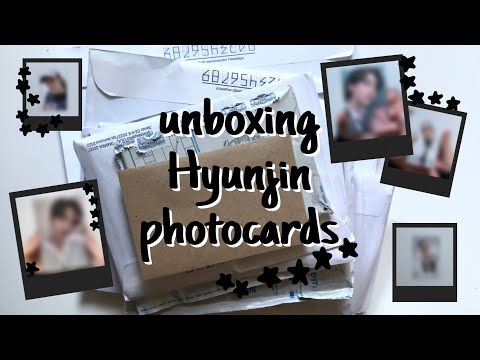 Видео: Распаковка карт Хёнджина из Stray Kids #2 | K-pop photocards unboxing