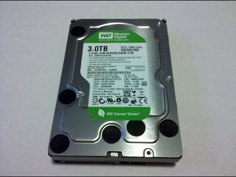 Видео: Ремонт жесткого диска Western Digital Green WD 3000Gb после перепада питания. Не раскручивается