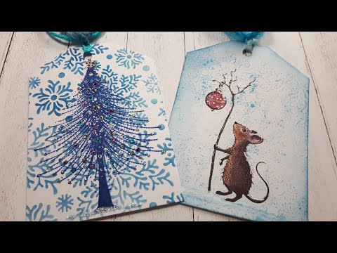 Видео: 12 РОЖДЕСТВЕНСКИХ БИРОК с марками Лавинии - БИРКА 1